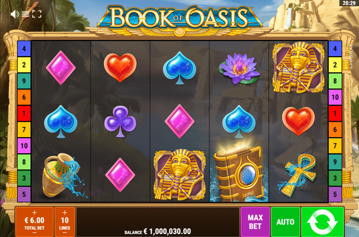 Book of Oasis Gamomat